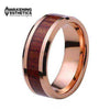 Jewelry - Nature Wood Inlay Tungsten Carbide Ring