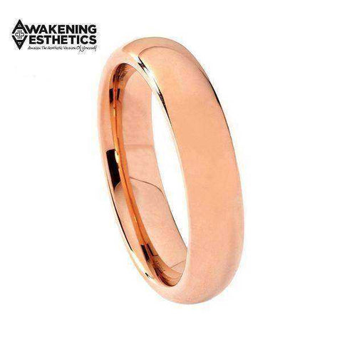 Image of Jewelry - Rose Gold Plated Tungsten Carbide Ring