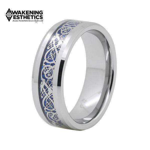 Jewelry - Silver Dragon Tungsten Carbide Ring