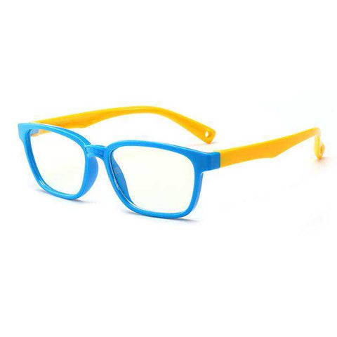 Aesthetic Bendable Anti-blue Light Silicone Children Optical Glasses