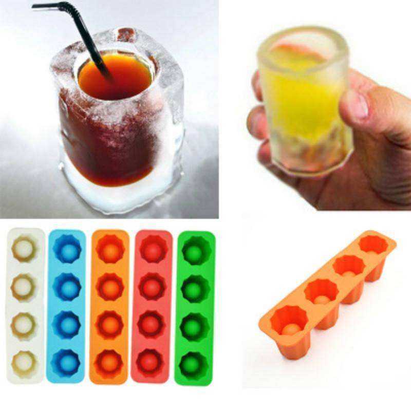 Juice Shot Glass Ice Cube Tray Mold
