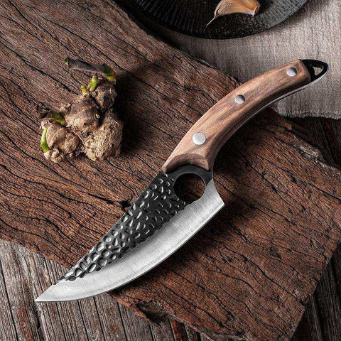 Image of Forged Stainless Steel Kitchen Butcher Knife