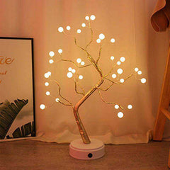 LED Night Light Mini Christmas Tree Copper Wire Garland Lamp