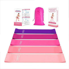 Resistance Elastic Fitness Bands Yoga Exercise Rubber Workout