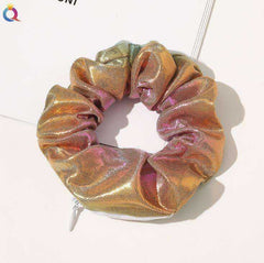 New Velvet Tencel Zipper Pocket Hairband Elastic  Accessories
