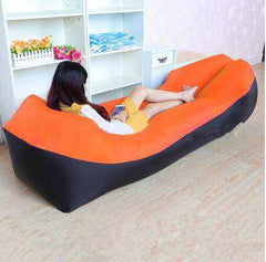 Adult Beach Lounge Chair Fast Folding Waterproof Inflatable Air Bed