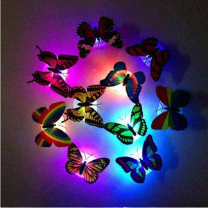 LED Butterfly 3D Night Light Lamp 5 Piece Set