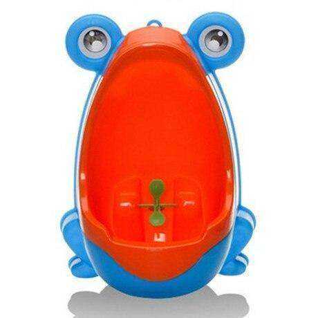 Image of Kids Potty Pee Trainer Toilet Frog Urinal For Boy