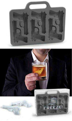 Cool Ice Cube Gun Maker Tray