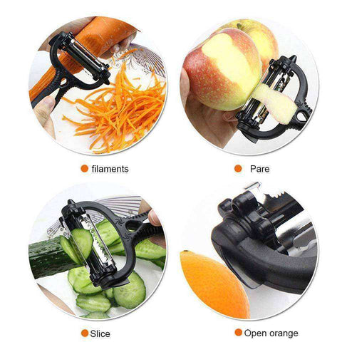 Image of Multi functional 360 Degree Rotary Vegetable Peeler