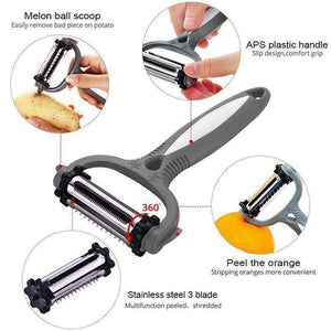 Multi functional 360 Degree Rotary Vegetable Peeler