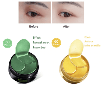 60pcs Gold/Seaweed Collagen Eye Mask Gel