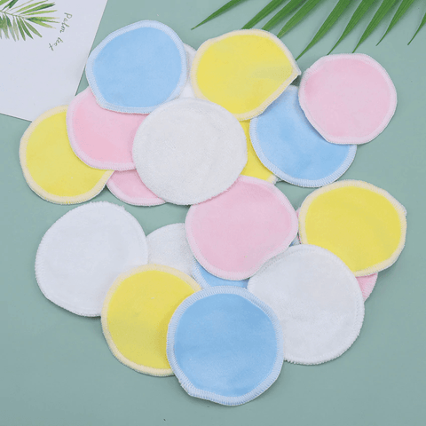 Image of Washable Makeup Cotton Pads Bamboo Fiber Facial Skin Cleanser