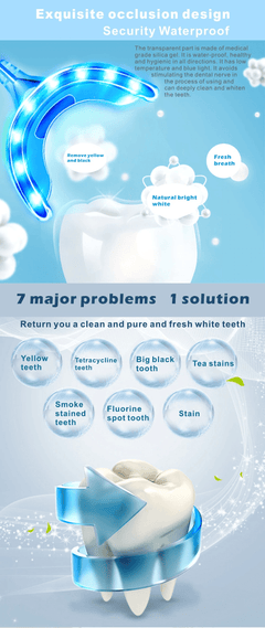Cold Blue Light LED Tooth Whitening Kit