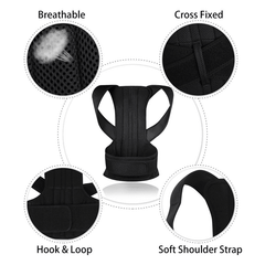Adjustable Back Posture Corrector Brace Support Belt
