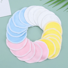 Washable Makeup Cotton Pads Bamboo Fiber Facial Skin Cleanser