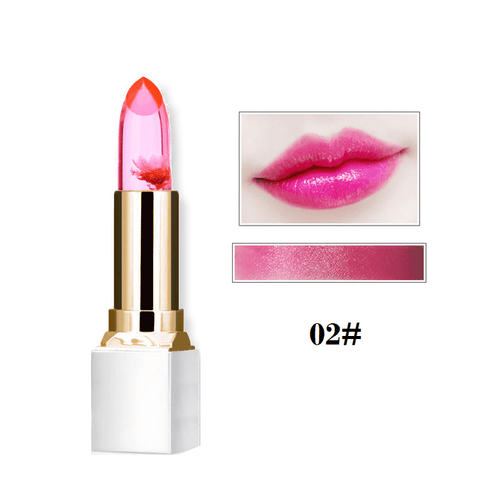 Image of 3 Colors Ink Dried Flower Long-lasting Moisturizer Jelly Lipstick