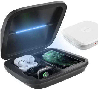 New 4 in 1 Multifunctional UV Sterilizer Disinfection Box for iPhone Watch Airpods