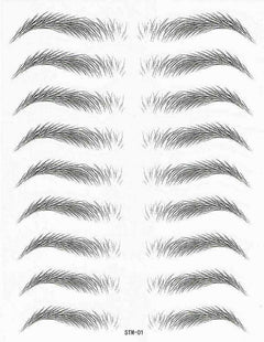 Magic False Eyebrows Tattoo Sticker