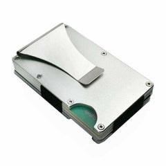 Unisex Wallet Blocking Portable ID Card Holder Clip