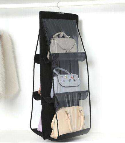 Image of 3 Layers 6 Pocket Foldable Hanging Bag