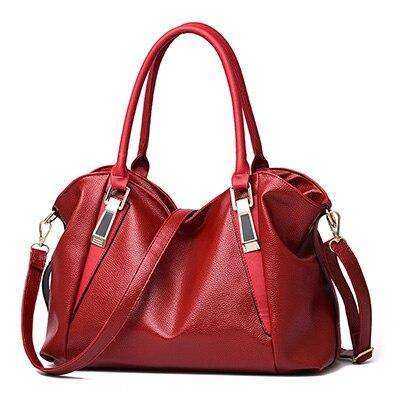 Image of Ladies Leather Casual Large Tote  Shoulder Handbags