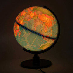 LED Light World Earth Globe Map Geography Educational Toy