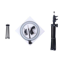 LED Selfie Ring Light Dimmable Camera Phone Ring Lamp With Tripod