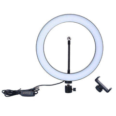 LED Selfie Ring Light Dimmable Camera Phone Ring Lamp With Tripod