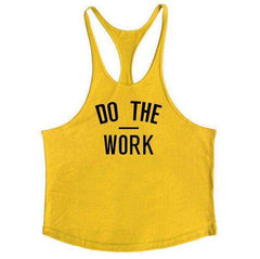 Men Anime Bodybuilding Cotton Stringer Tank Tops
