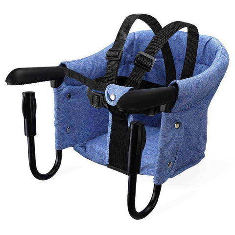 Image of Portable Baby Dinning Foldable Safety Hook-on Chair Harness