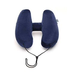 New H Shape Inflatable Travel Pillow Folding Lightweight Neck Pillow