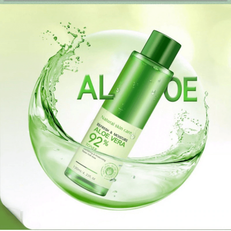 Aloe Vera Aesthetic Face Gel Lighten Pore Cleanser Toner