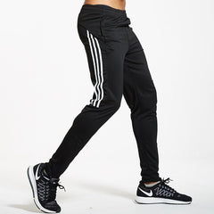 Men's Sweatpants Gyms Fitness Bodybuilding Joggers Workout Trousers Zipper Football Soccer Pants Training Sport Srousers - AWAKENING AESTHETICS