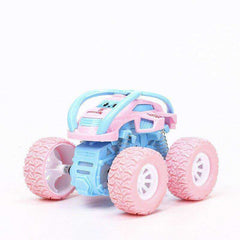 Mini Inertial Off - Road Plastic Friction Stunt Pullback Children Toy Car for boys - AWAKENING AESTHETICS