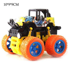 Mini Inertial Off - Road Plastic Friction Stunt Pullback Children Toy Car for boys - AWAKENING AESTHETICS