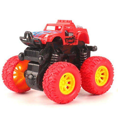 Mini Inertial Off - Road Plastic Friction Stunt Pullback Children Toy Car for boys - AWAKENING AESTHETICS