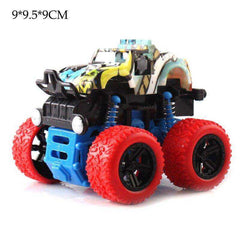 Mini Inertial Off - Road Plastic Friction Stunt Pullback Children Toy Car for boys - AWAKENING AESTHETICS