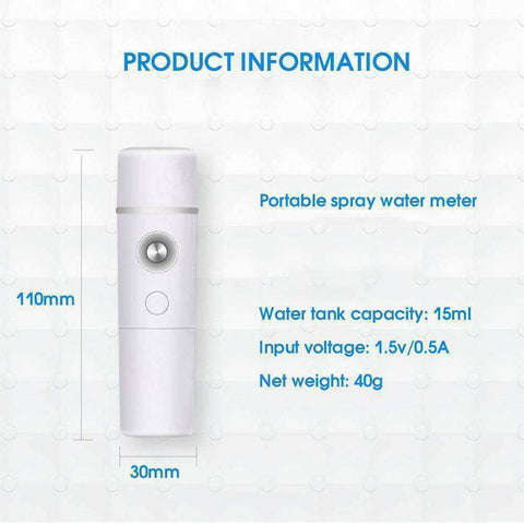 Image of Mini Portable Nano Mister Facial Steamer Air Humidifier