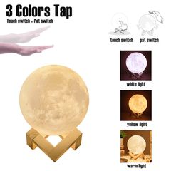 Ultrasonic Moon Air Humidifier with LED Night Lamp