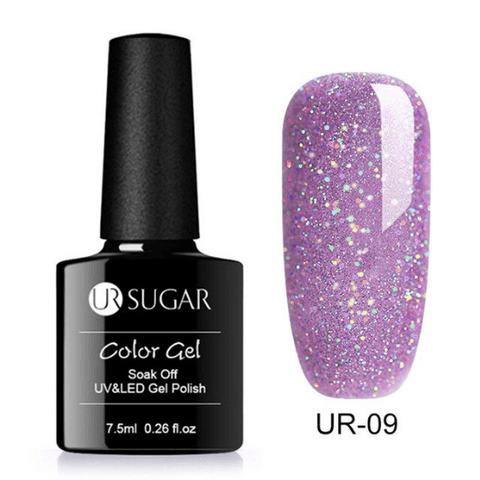 Image of 3 Colors Temperature Changing Gel Glitter Nail Polish