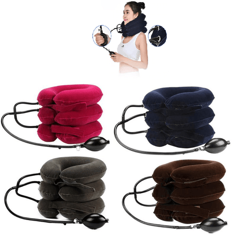 Image of Aesthetic Cervical Neck Traction Medical Device Inflatable Air Collar