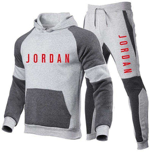 High Quality Tracksuit Men Hooded Sweatshirt+Pants Pullover Sets