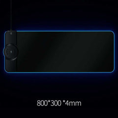 Computer Laptop Keyboard Non-Slip Wireless Oversized RGB Luminous Charging Mouse Pad