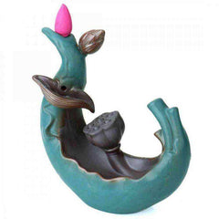 New Lotus Flower Incense Burner Aromatherapy Holder Furnace