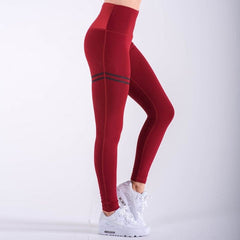New Hotsale Women Gold Print Leggings No Transparent Exercise Fitness Leggings Push Up Workout Female Pants - AWAKENING AESTHETICS