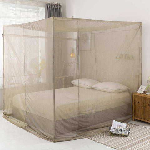 Image of High Quality Silver Fibre Bed Canopy Emf HF + LF Protection Sleeping Shield