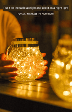 New LED Solar Light Crystal Ball