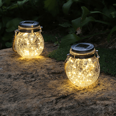 New LED Solar Light Crystal Ball