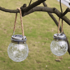 New LED Solar Light Crystal Ball